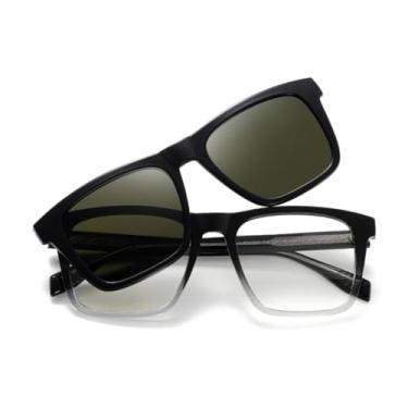 Imagem de VFDHN Óculos de Sol Polarizados Fashion Clip-on TR90 Femininos Masculinos Magnéticos para Uso Externo (1)