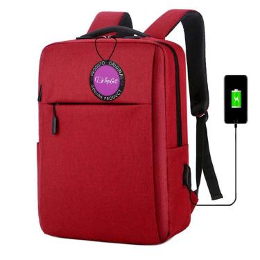Imagem de Mochila Impermeável para Notebook com USB TechBlend TopGet-Unissex