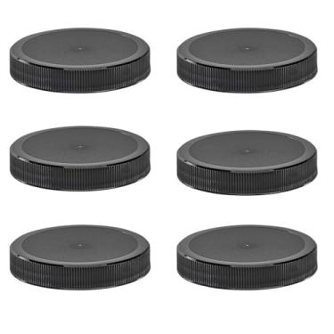 Imagem de The Kombucha Company, Tampas de plástico de 63 mm - (63/400) – tampas de frasco de boca larga com vedação de espuma – resistente a vazamentos, segura para alimentos, serve para 63-400 frascos