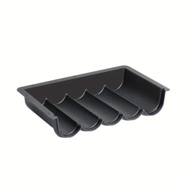 Imagem de Caixa de armazenamento de lata de spray de porta de trailer de 5 tubos organizador de PVC durável para fácil acesso a latas de spray, ferramentas pequenas, fixa-se com segurança a portas de trailer