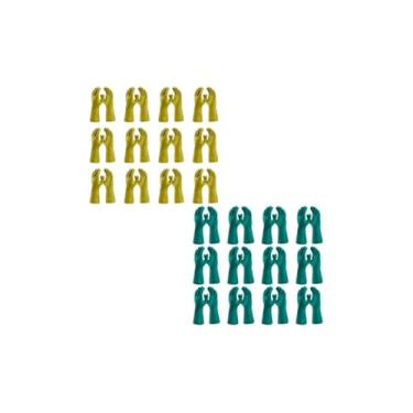 Imagem de Kit 36 Pares Luva Nitrílica De Limpeza Nitrisilver Da 36400 Proteção Epi Segurança Ca 43794 (XXG AMARELA)