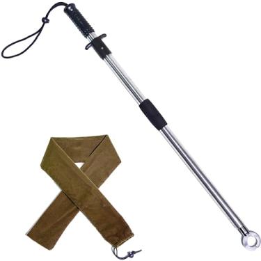 Imagem de Fairiland Pegador de peixe 80 cm Pegador de peixe Acessórios de pesca para barco Jogos grandes e espécies afiadas Presentes de pesca para pescador (Preto)