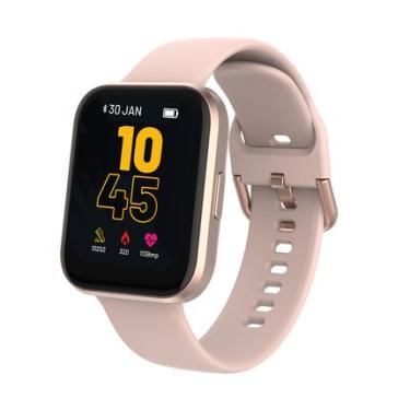 Imagem de Smartwatch M1 Rose BLE 5.0 HR Leitura De Msg á Prova D água IP68 Atrio - ES435OUT [Remanufaturado] ES435OUT