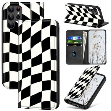 Imagem de Dikoer Capa carteira para Samsung Galaxy S26 Ultra 5G 2025 mulheres e homens, capa flip com suporte compartimentos para cartões, fecho magnético, proteção absorvente de choque, capas de telefone