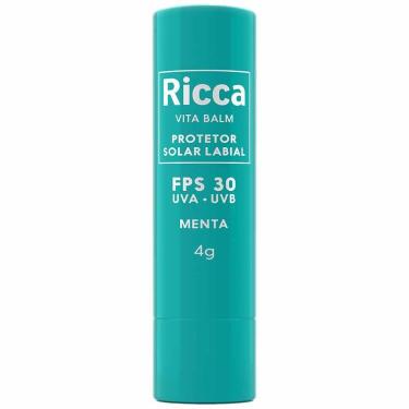 Imagem de Protetor Solar Labial Ricca Menta FPS 30 1Un-Unissex
