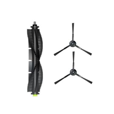 Imagem de Tampa da escova rotativa, reservatório de água, caixa de pó, suporte para pano de limpeza, filtro HEPA, compatível com os acessórios do aspirador robô Qihoo 360 S10 X100 Max(Beige)