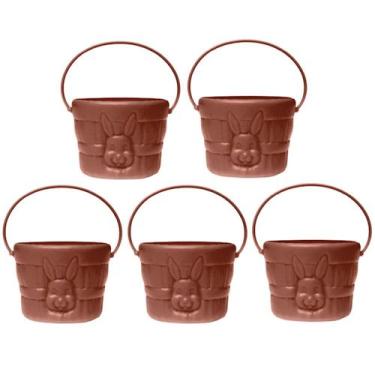 Imagem de Kit 5 Cestinhas de Coelho para Monta Kits Páscoa Chocolate - Master To