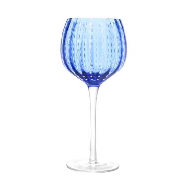 Imagem de Taça Para Vinho De Vidro Orquídea Azul 450ml Wolff