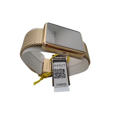 Imagem de Relógio digital feminino dourado espelhado 37mm Champion