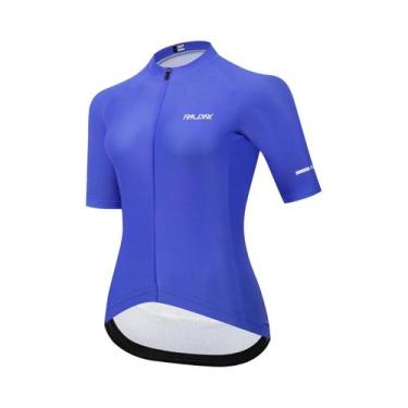 Imagem de Camisa De Ciclismo Feminina De Manga Curta Raudax Racing Top Roupas De