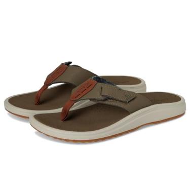 Imagem de Clarks Chinelo masculino Breeze, Verde sintético combinado, 45