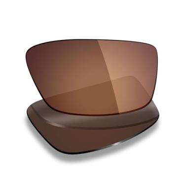 Imagem de Mryok Lentes de reposição UV400 para óculos Oakley Airdrop OX8046 57 mm, HD Polarized, proteção UV, resistente a impactos e ajuste perfeito - marrom bronze