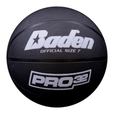 Imagem de Baden | Pro32 | Basquete de borracha durável interno/externo (preto, 75 cm)