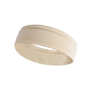 Imagem de Faixa de cabeça de fitness, faixa elástica antiderrapante para ioga para homens e mulheres, corrida, ioga, acessório de cabelo fitness (Cáqui)