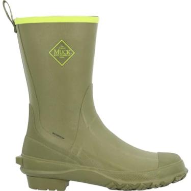 Imagem de MUCK BOOT COMPANY Bota masculina Harvester Capulet verde-oliva/verde-limão, verde-oliva e limão, 39