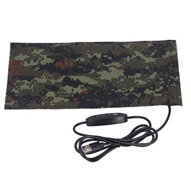 Imagem de Luqeeg Aquecedor Elétrico de Pano, Fonte de Alimentação Usb à Prova d'água, Resistência à Abrasão, 3 Engrenagens, Almofada de Aquecimento Inteligente Dc5v para Abdômen para Assento (#13)