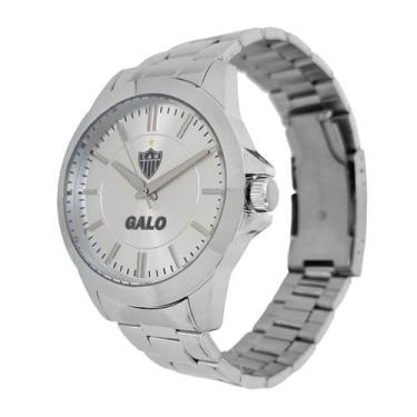 Imagem de Relógio Atlético Mineiro Galo Oficial  Aço Masculino GALO-002-2 - Spor