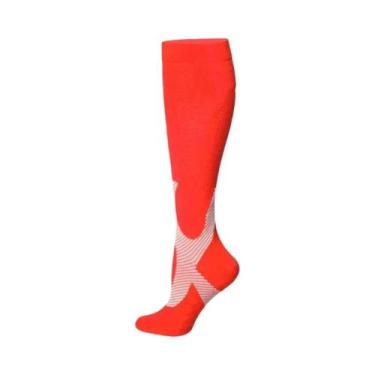 Imagem de Meias De Compressão Masculinas 20-30 MMHG Para Corrida, Maratona, Cicl