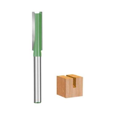 Imagem de Fresa De Tungstênio Com Haste De 6mm, Cortador De Madeira De Dupla Flu