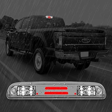 Imagem de Conjunto de 3 luzes de alta montagem, para Ford Super Duty/Ranger/Mazda Série B 1999-2016 terceira carga central traseira luz traseira de freio LED barra traseiraBanpo prata BP-HMBL-9916FORDUPGRA-CR-FBA