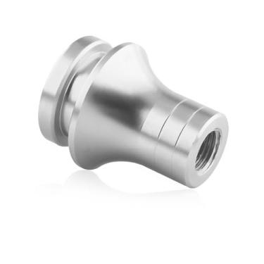 Imagem de ZNDAW Retentor de bota de manípulo de câmbio de carro, M12 × 1,25 adaptador de bota de alavanca de câmbio manual de alumínio, retentor de alavanca de câmbio à prova d'água para veículos de transmissão