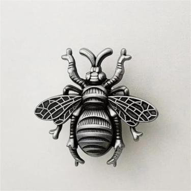 Imagem de Puxadores de gaveta retrô em forma de abelha liga de zinco móveis guarda-roupa cozinha armário gaveta porta puxadores vintage 1 peça (4)