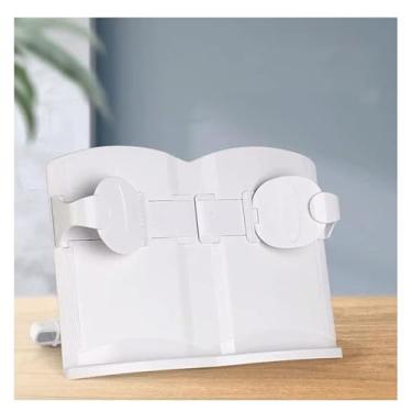 Imagem de Suporte ajustável para livros, suporte de prateleira para laptop, celular, partituras musicais, blocos de desenho, suporte de leitura fixo simples (C 11,8 x 21,1 cm)