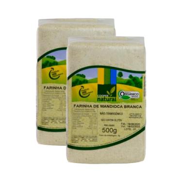 Imagem de Kit 2X: Farinha Mandioca Branca Orgânica Coopernatural 500g