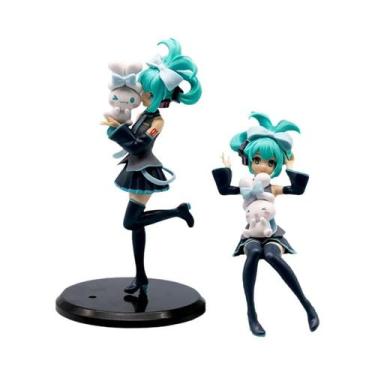 Imagem de Figura Kawaii De Anime Hatsune Miku Cinnamoroll Modelo Colecionável Pr