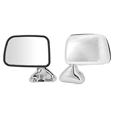 Imagem de KIMISS Par de Espelho Retrovisor de Porta de Carro Galvanizado para HILUX 1988-2005 - Segurança de Direção Aprimorada Com Imagens Nítidas