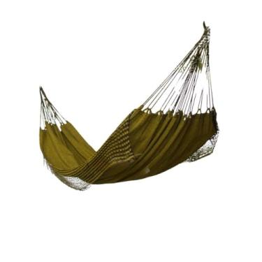 Imagem de Kit 2 Rede De Descanso Casal Resistente Grande Algodão Artesanal 2,60 m x 1,52 m (2 OURO)