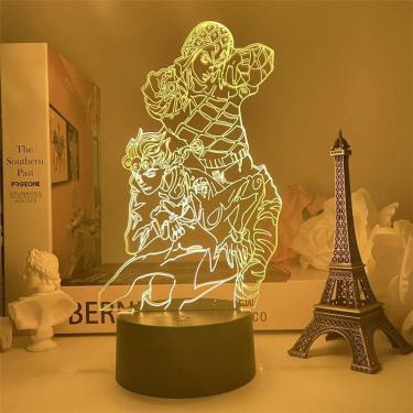 Imagem de Luz noturna USB Jojo`s Bizarre Adventure Star Platinum Jotar