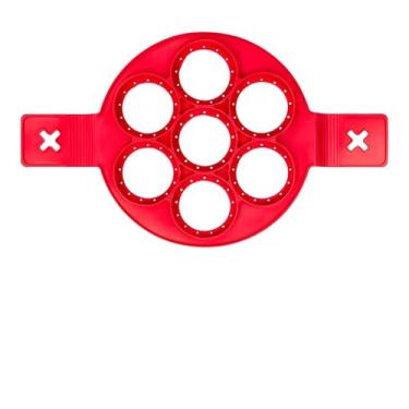 Imagem de Forma de Silicone Redonda Antiaderente Molde Para Ovos, Omeletes, Tortilhas, Panquecas e Tapiocas, Utensílios de Cozinha, Culinária Profissional