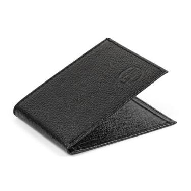 Imagem de Carteira Masculina Couro Porta Cartão - DF8003 - Preto - Street Man