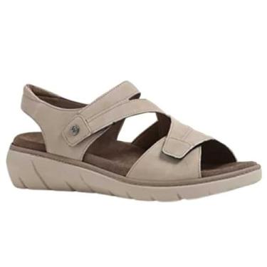 Imagem de Wolky Sandália feminina de caminhada IKARIA, Bege, 34
