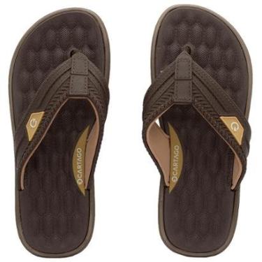 Imagem de Chinelo Infantil Menino Cartago Malta VI 12497 Marrom-Masculino