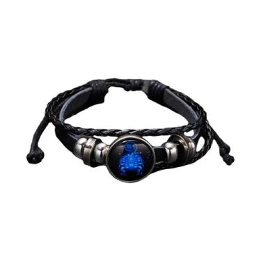 Imagem de Pulseiras Luminosas Do Signo Do Zodíaco Para Homens E Mulheres, Vintag