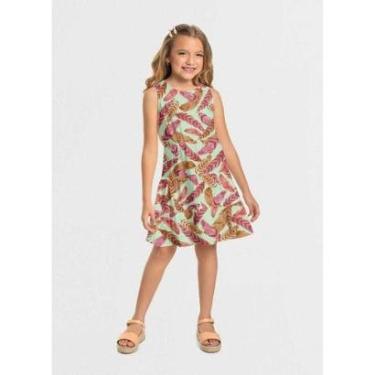 Imagem de Vestido infantil menina penas Mundi-Feminino