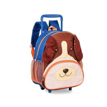 Imagem de Mochila Infantil Rodinhas Escolar - 3 Animais para Escolha