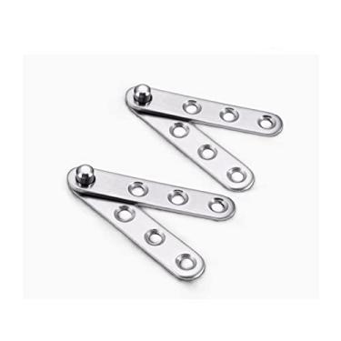 Imagem de Dobradiça articulada de aço inoxidável, dobradiça giratória, posicionamento oculto, dobradiça de armário, janela, eixo de móveis, dobradiça rotativa, conjunto de dobradiças