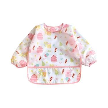 Imagem de Babadores Impermeáveis Para Bebês E Crianças Com Mangas Longas, Aventa