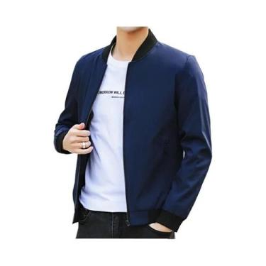 Imagem de Jaqueta Masculina Casual De Negócios Em Cor Sólida, Ajuste Solto, Casa