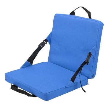 Imagem de Generic Cadeira Ao Ar Livre Com Encosto Dobrável Esponja Macia Almofada Portátil Assento do Estádio para Praia 600d Oxford Epe Esponja (#2)