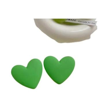 Imagem de Brincos Pendentes Geométricos Vintage Em Acrílico Vermelho, Branco, Pr