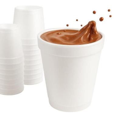 Imagem de Kit Copo Termico De Isopor 180Ml Café E Bebidas 50 Un. - Ultra Copos