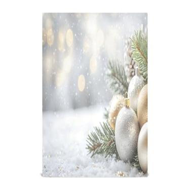 Imagem de xigua Conjunto de 1 panos de prato de cozinha de decorações de Natal, toalhas de cozinha macias altamente absorventes de secagem rápida para limpeza de pratos e limpeza à mão, 71 x 45 cm