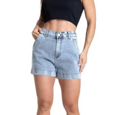Imagem de Shorts Jeans Sawary - 282189 - Azul claro 46-Feminino