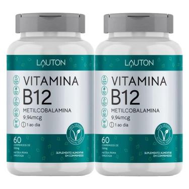 Imagem de Kit 2X Vitamina B12 Metilcobalamina - 60 Comprimidos - Lauton Nutrition-Masculino