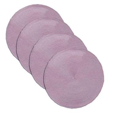 Imagem de Jogo Americano Pvc Manaus 38cm Redondo 4pcs - Niazitex, Rose