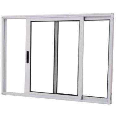 Imagem de Janela Vitro 2 Folhas Alumínio Branco 1.00  X 1.20 Linha 25 - VA Esqua